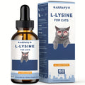 Suplemento L-Lisina Líquido para Gatos – 60ml | Apoio Respiratório, Ocular e Imunitário | Fórmula Saborosa e Fácil de Administrar