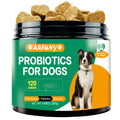 Suplemento Probiótico ARFUNY para Cães – 120 Gomas Mastigáveis com 8 Mil Milhões de CFU | Apoio Digestivo, Imunidade e Saúde da Pele e do Pelo